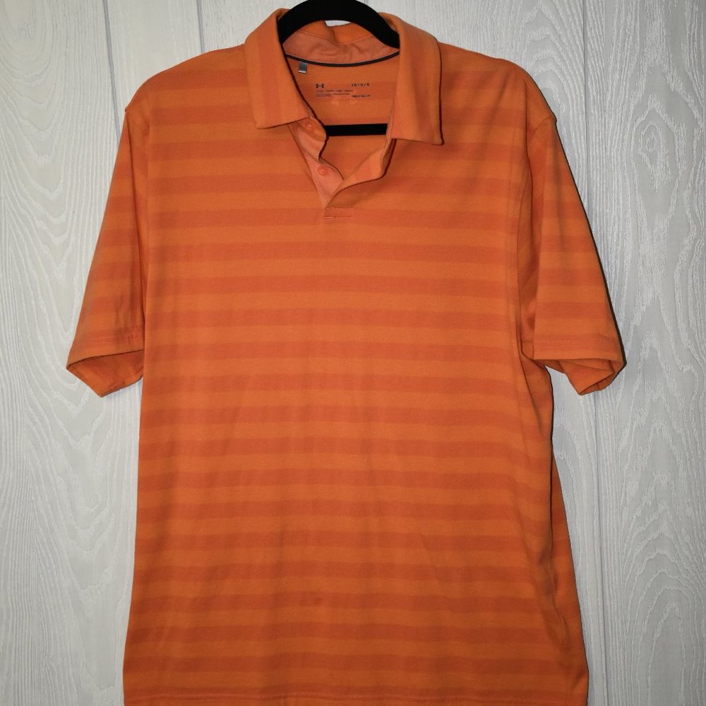 Under Armour Heat Gear Men's L Golf Polo Shirt